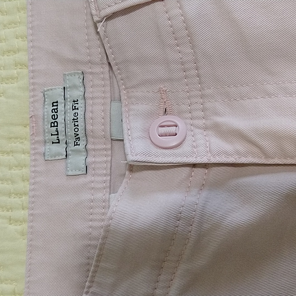 L.L.Bean Light Pink Favorite Fit Pants - Picture 3 of 12